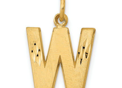 14k Letter Initial Charm