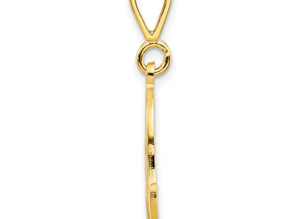 14k Yellow Gold Pendants Style C569A - Classique Jewelry Inc.