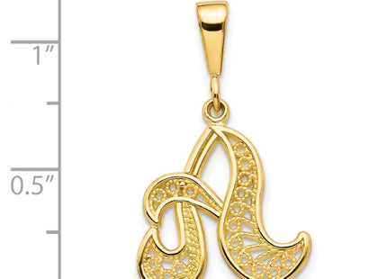 14k Yellow Gold Pendants Style C569A - Classique Jewelry Inc.