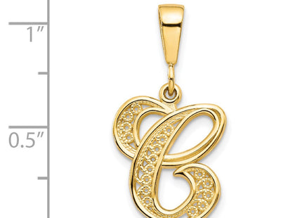 14k Yellow Gold Pendants Style C569C - Classique Jewelry Inc.