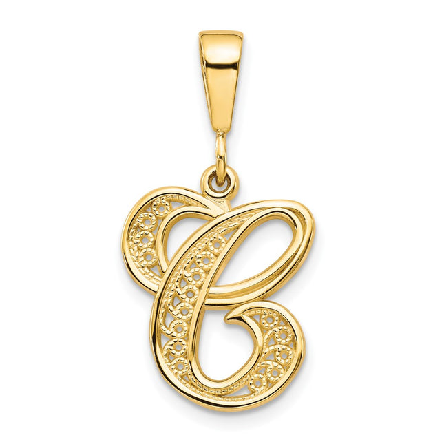 14k Yellow Gold Pendants Style C569C - Classique Jewelry Inc.