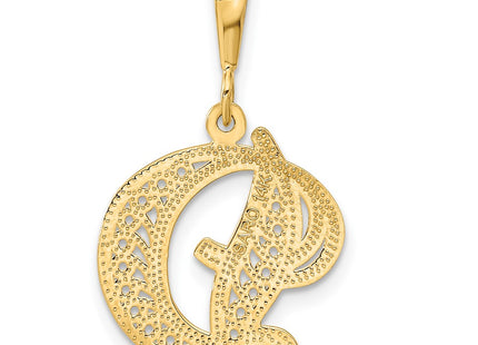 14k Yellow Gold Pendants Style C569D - Classique Jewelry Inc.