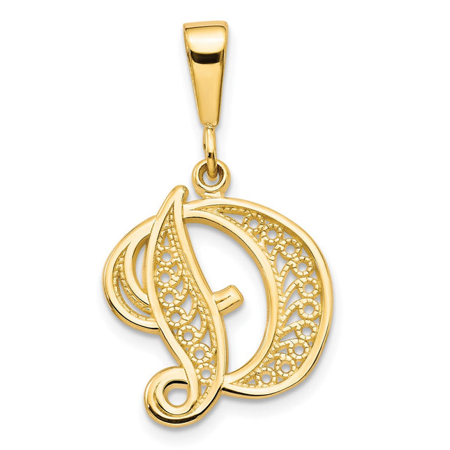 14k Yellow Gold Pendants Style C569D - Classique Jewelry Inc.