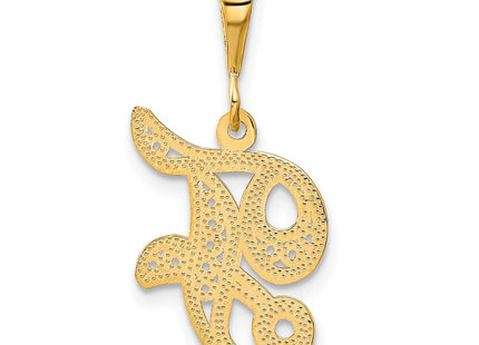 14k Yellow Gold Pendants Style C569F - Classique Jewelry Inc.