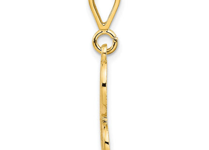 14k Yellow Gold Pendants Style C569H - Classique Jewelry Inc.
