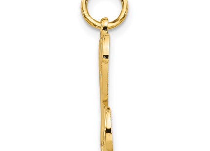 14k Yellow Gold Pendants Style C569K - Classique Jewelry Inc.