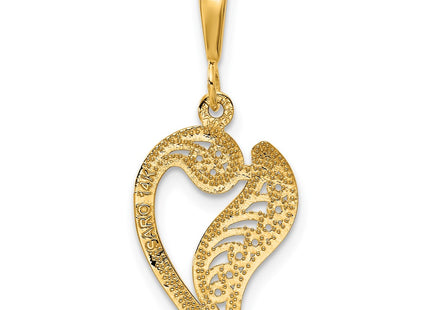 14k Yellow Gold Pendants Style C569V - Classique Jewelry Inc.