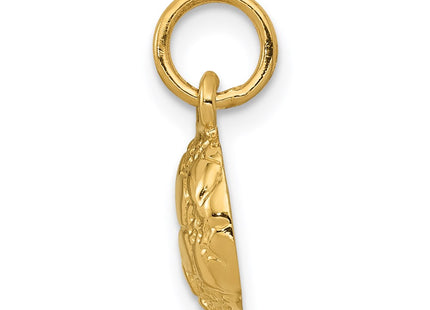 14K gold charm, alternate view