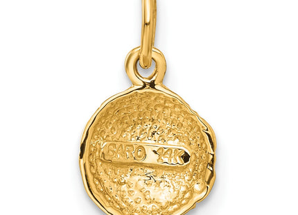 14K gold charm, another view