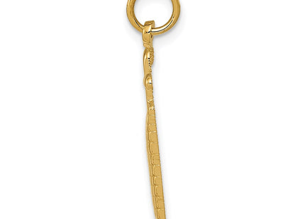 14K gold charm, alternate view