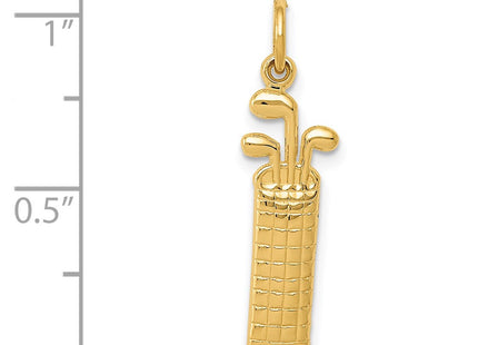 14K gold charm, further view