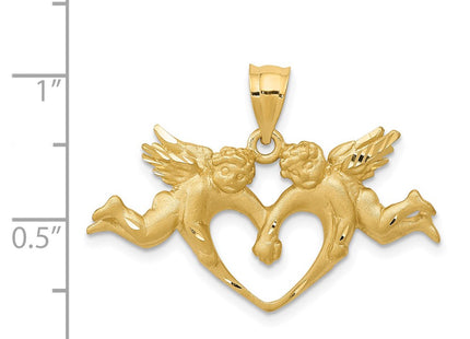 14k Yellow Gold Pendants Style C72 - Classique Jewelry Inc.