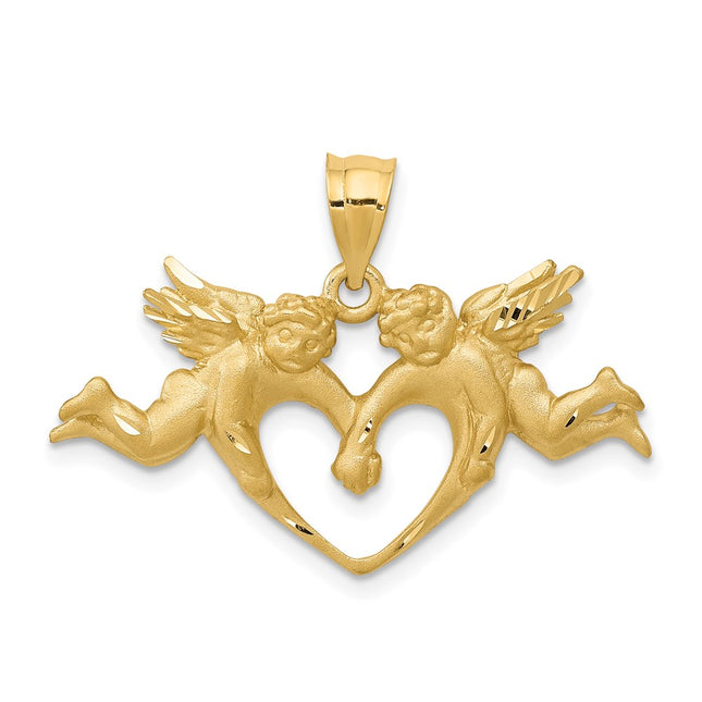 14k Yellow Gold Pendants Style C72 - Classique Jewelry Inc.