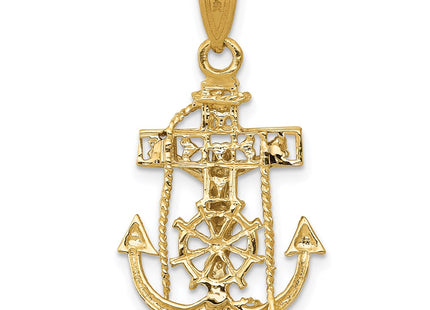 14k Two-tone Pendants Style C811 - Classique Jewelry Inc.