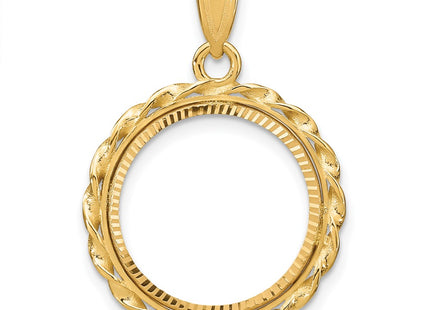 14K gold pendant