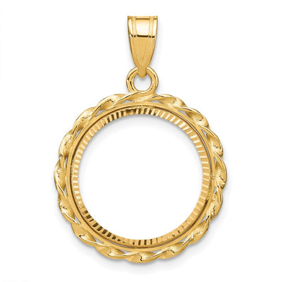14K gold pendant