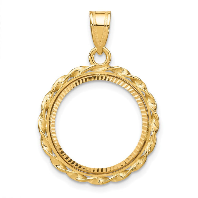 14K gold pendant