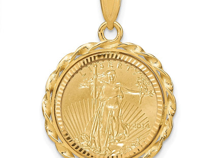 14k Yellow Gold Pendants Style C8180D - Classique Jewelry Inc.