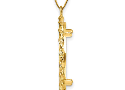 14k Yellow Gold Pendants Style C8180D - Classique Jewelry Inc.