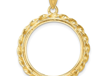 14k Yellow Gold Pendants Style C8180D - Classique Jewelry Inc.