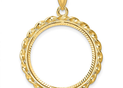 14k Yellow Gold Pendants Style C8180D - Classique Jewelry Inc.