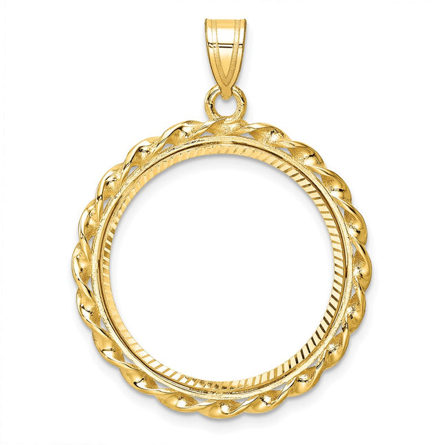 14K gold pendant