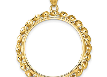 14K gold pendant, another view