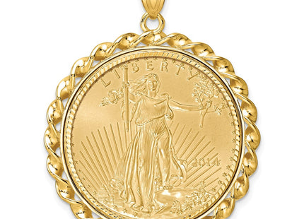 14k Yellow Gold Pendants Style C8180D - Classique Jewelry Inc.