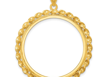 14K gold pendant, another view