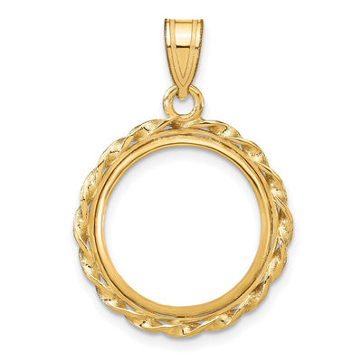 14K gold pendant