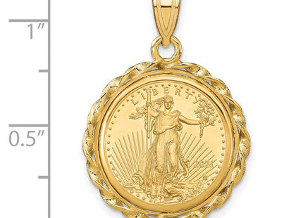 14k Yellow Gold Pendants Style C8180 - Classique Jewelry Inc.