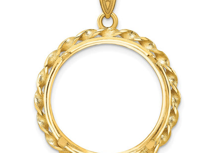 14K gold pendant, another view