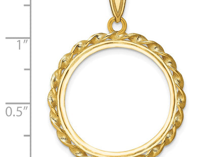 14K gold pendant, further view