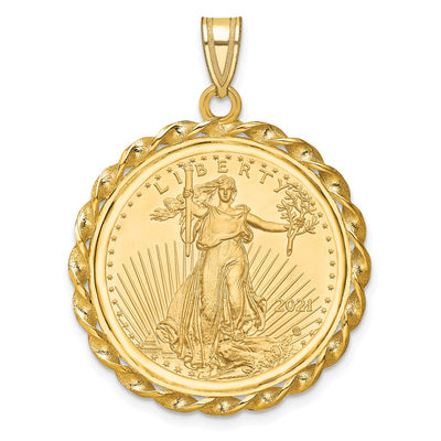14K gold pendant