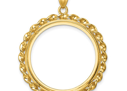 14K gold pendant, another view