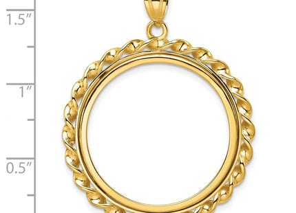 14K gold pendant, further view