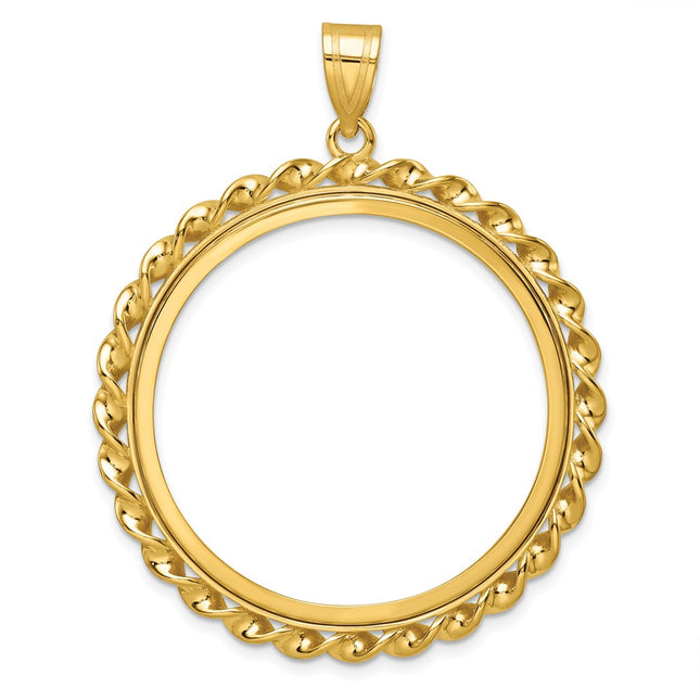 14k Yellow Gold Pendants Style C8180 - Classique Jewelry Inc.
