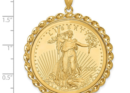 14k Yellow Gold Pendants Style C8180 - Classique Jewelry Inc.