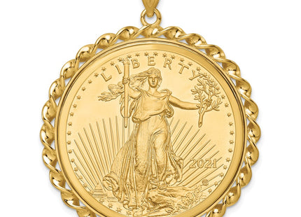 14k Yellow Gold Pendants Style C8180 - Classique Jewelry Inc.