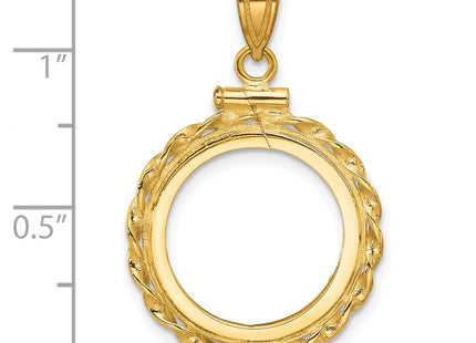 14k Yellow Gold Pendants Style C8182 - Classique Jewelry Inc.