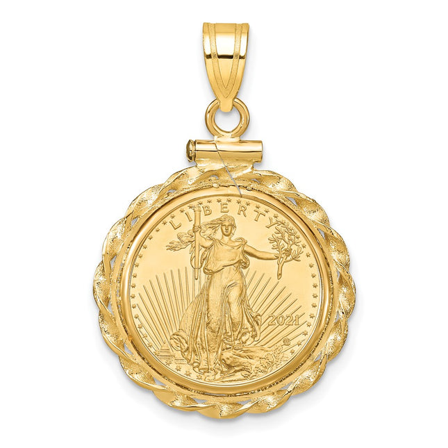 14k Yellow Gold Pendants Style C8182 - Classique Jewelry Inc.