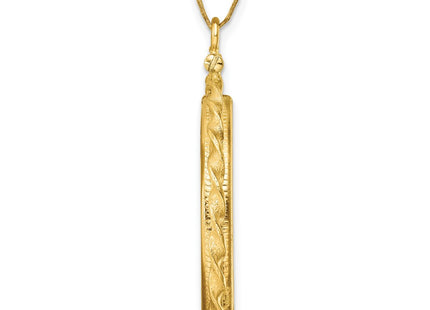 14K gold pendant, alternate view