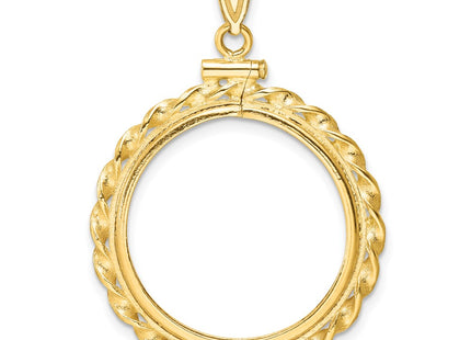 14K gold pendant, another view