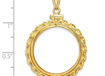 14K gold pendant, further view