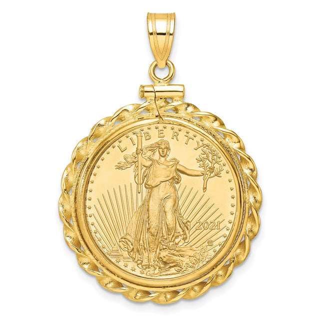 14k Yellow Gold Pendants Style C8182 - Classique Jewelry Inc.