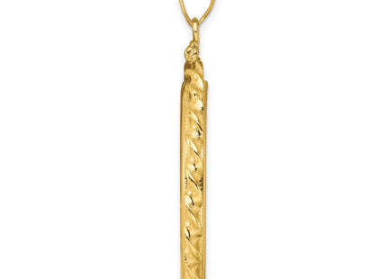 14K gold pendant, alternate view
