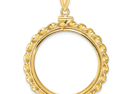14K gold pendant, another view