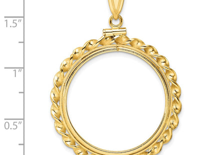 14K gold pendant, further view