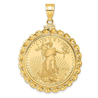 14K gold pendant