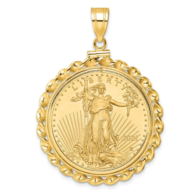 14k Yellow Gold Pendants Style C8182 - Classique Jewelry Inc.